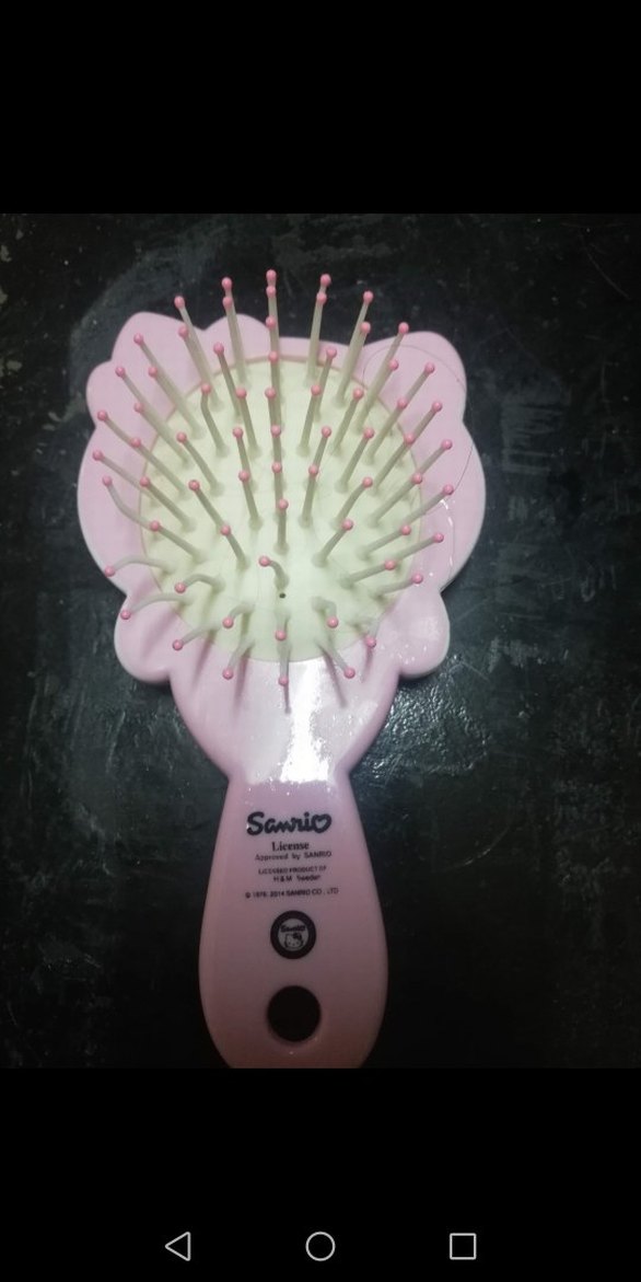 Renkli Pembe Hello Kitty Kedi Tarağı - Görsel 2