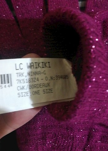 Fiyonklu Pembe Kız Eldiveni - Görsel 4