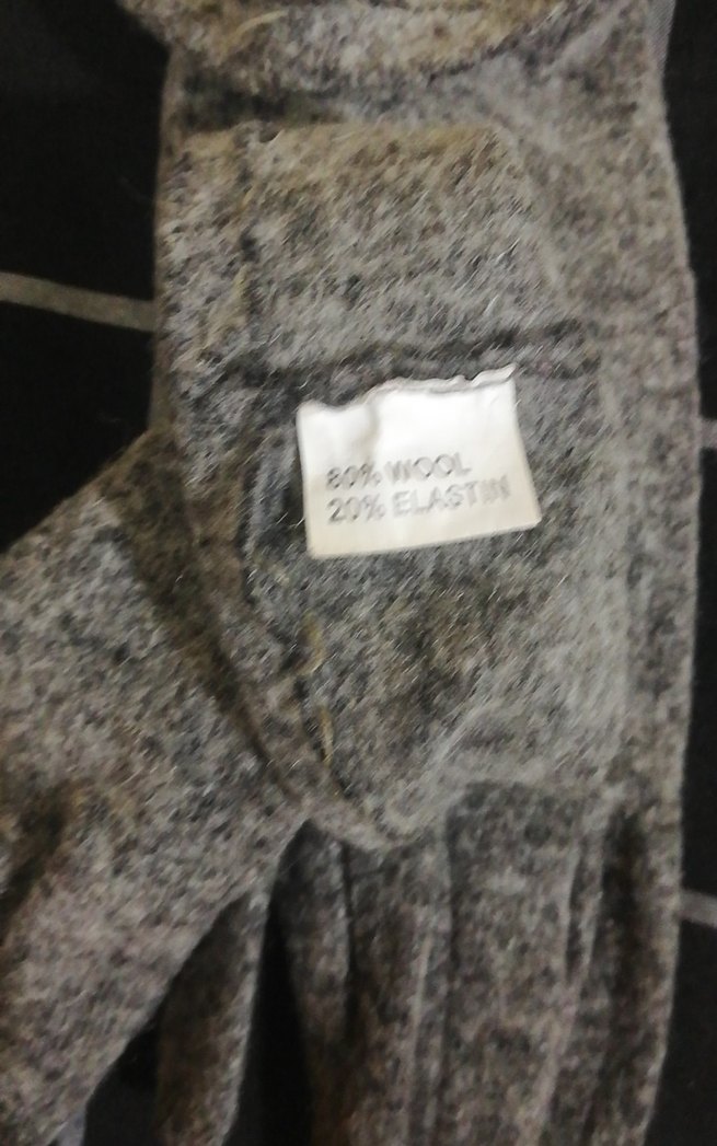 Gri Örgü Kadın Eldivenleri - Görsel 5