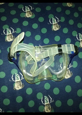 Mavi Kaydırmaz Bantlı Yüzücü Gözlüğü - Görsel 4