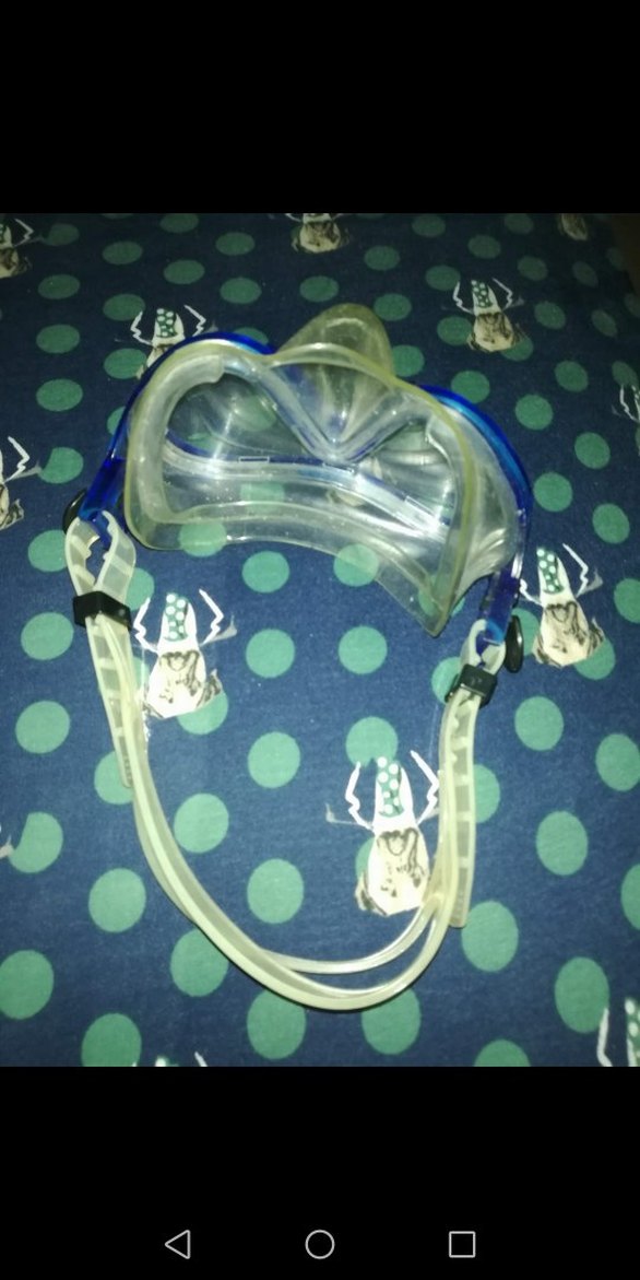 Mavi Kaydırmaz Bantlı Yüzücü Gözlüğü - Görsel 2