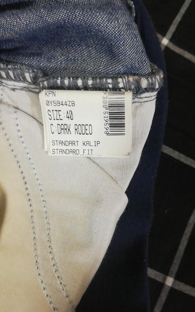 Düğmeli Koyu Mavi Hamile Mini Şort - Görsel 5