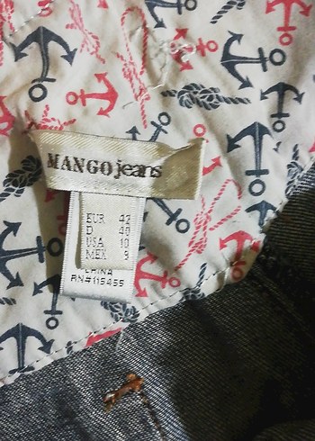 Kadın Kemerli Mini Kot Şort - Görsel 5