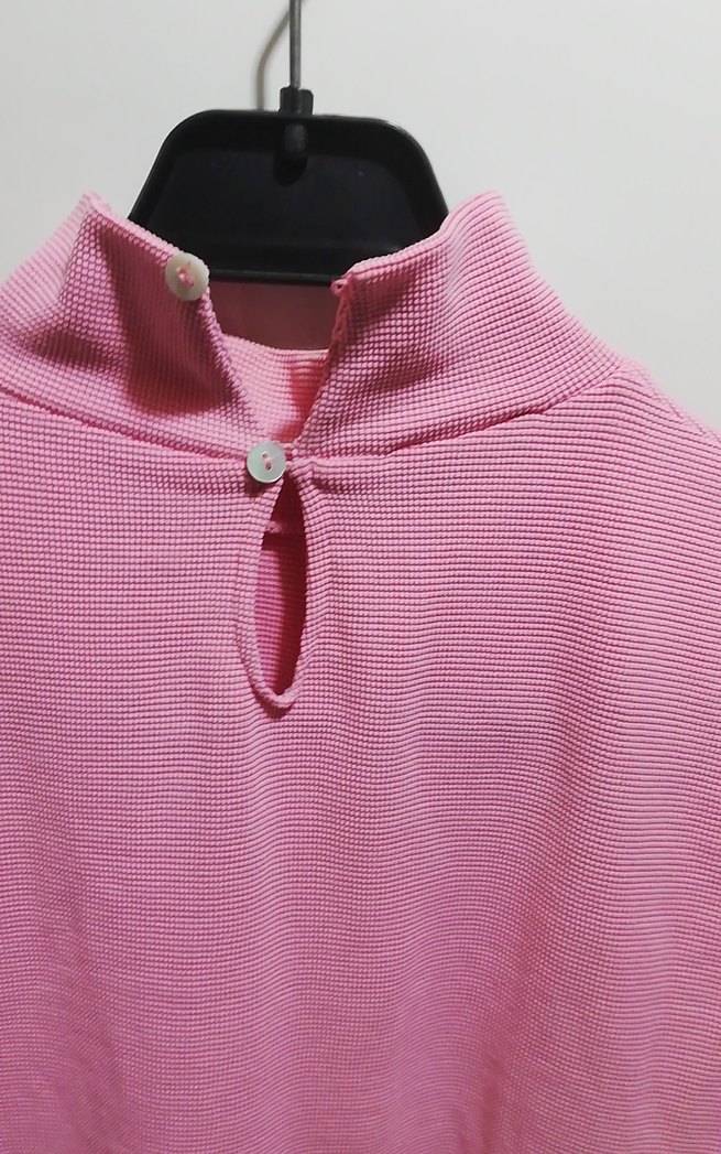 Pembe Kısa Kollu Polo Tişört - Görsel 3