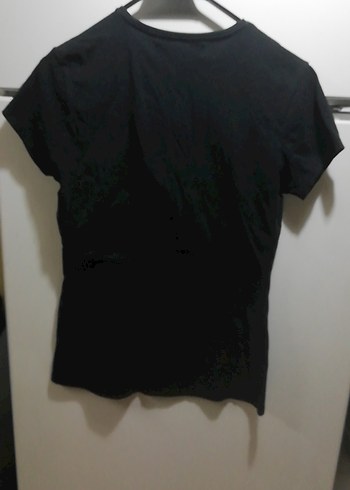 Siyah Payetli Kısa Kollu Tişört - Görsel 4