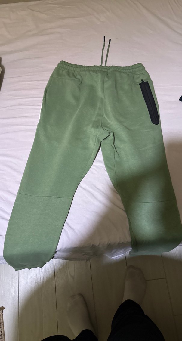 Nike Yeşil-Beyaz Rahat Eşofman Altı - Görsel 2