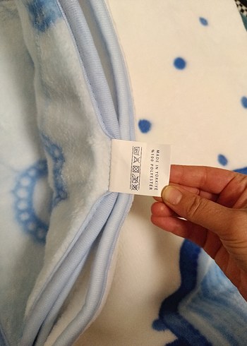Mavi Desenli Bebek Battaniyesi - Görsel 7