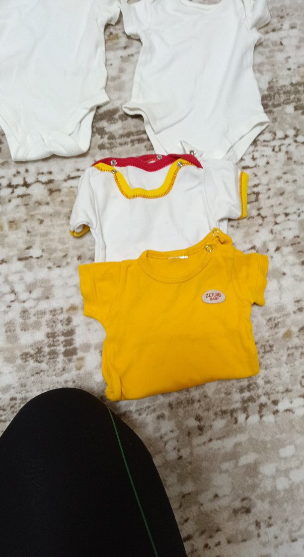 Bebek Erkek Kısa Kollu Pamuklu Body - Görsel 3