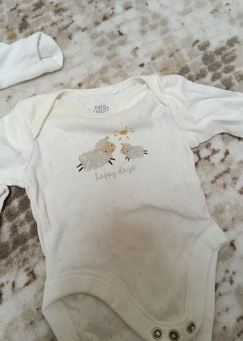 Bebek Erkek Uzun Kollu Pamuklu Body - Görsel 5