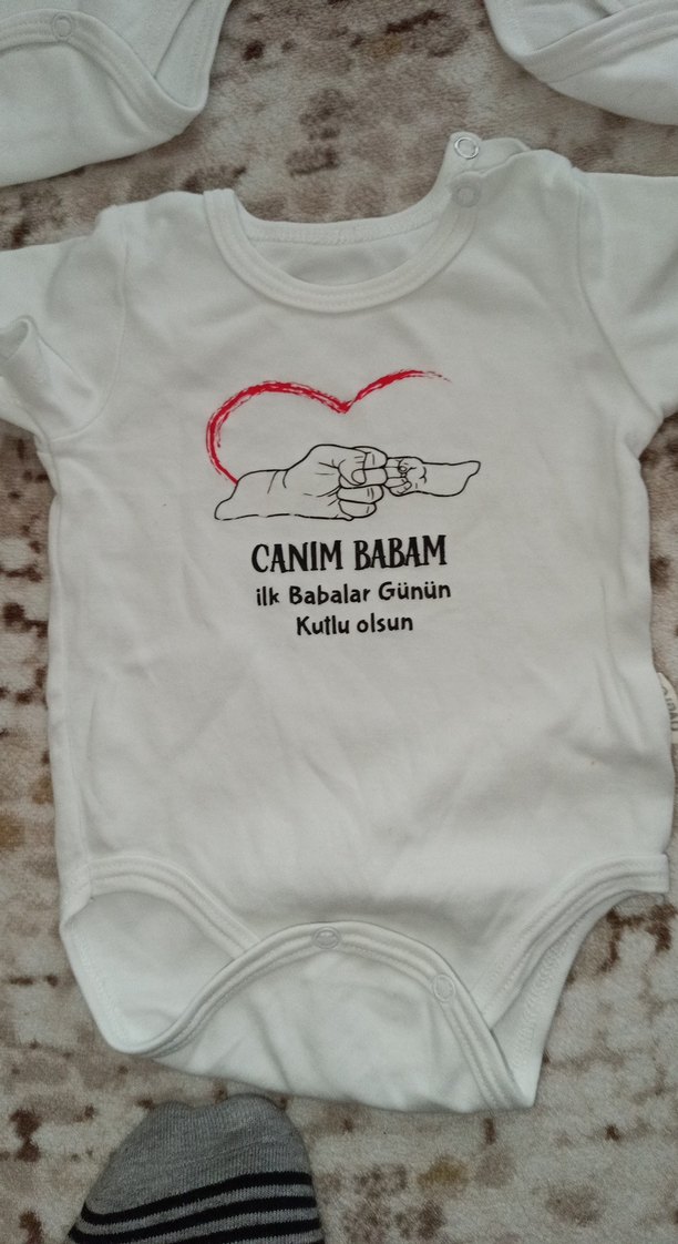Baskılı Kısa Kollu Bebek Body çıtçıtlı zıbın - Görsel 4