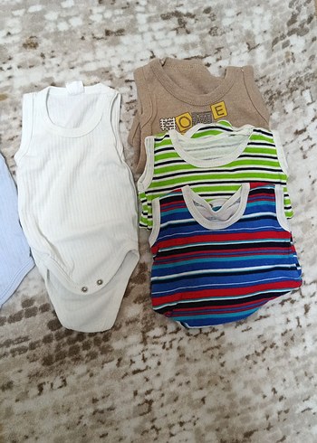 sıfır kol çıtçıtlı body zıbın - Görsel 4