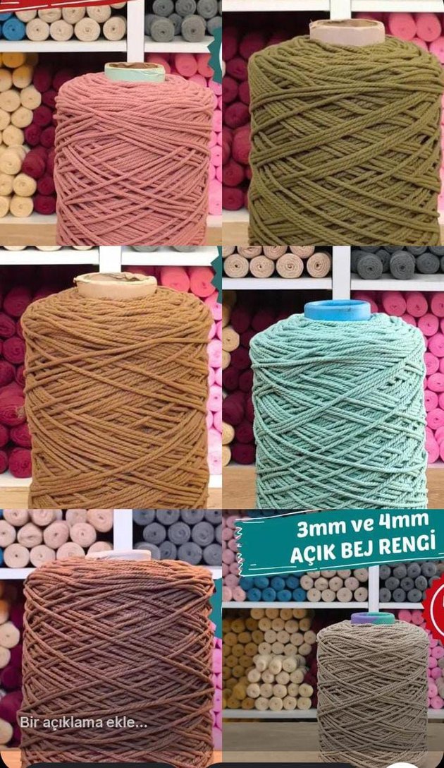 makrome perde rengarenk - Görsel 2