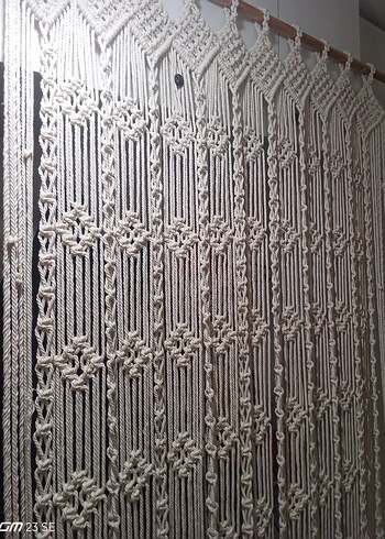 Bohem Beyaz Nakışlı Perde - Görsel 3