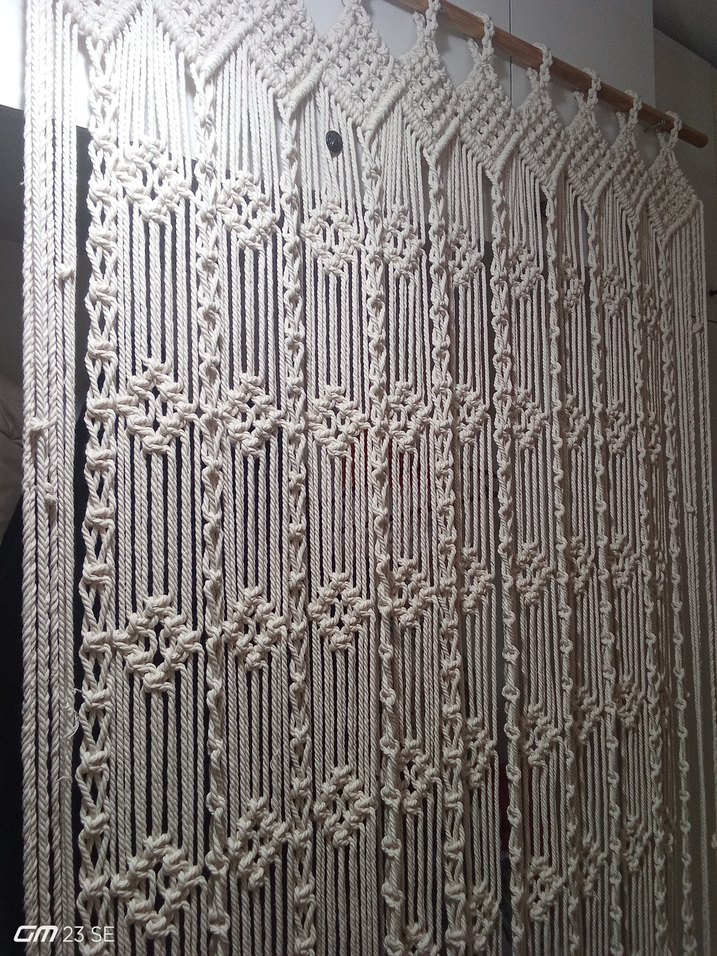 Bohem Beyaz Nakışlı Perde - Görsel 3