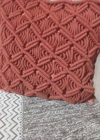 makrome kırlent Kılıfı - Görsel 2