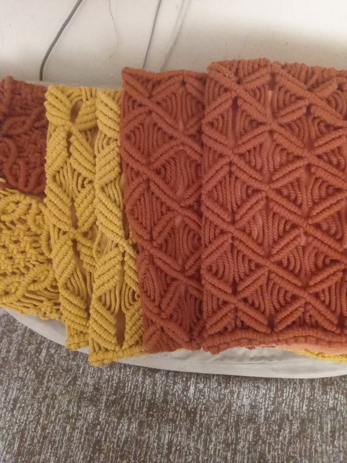 makrome kırlent Kılıfı - Görsel 4