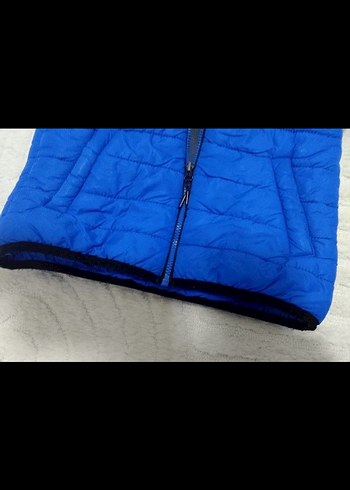 Mavi Fermuarlı Erkek Çocuk Mont - Görsel 6