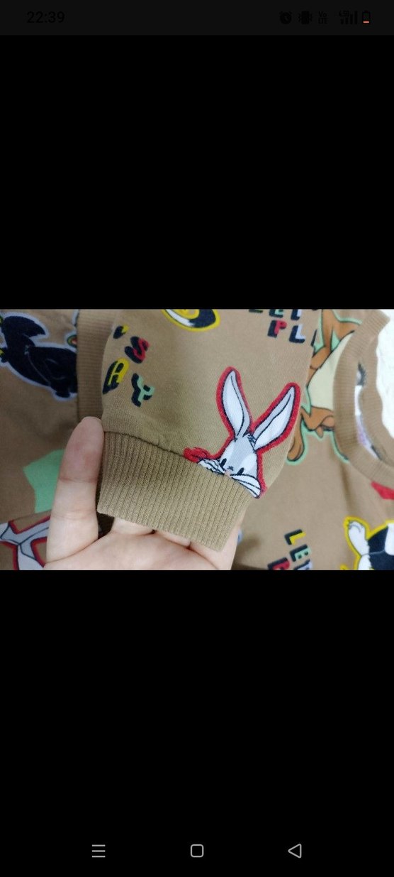 Erkek Çocuk Desenli Kahverengi alt üst takım - Görsel 3