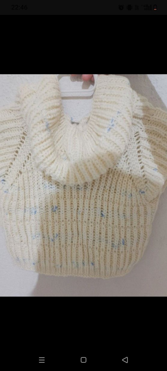 Çocuk Örgü Bohem Kolsuz Hırka - Görsel 2