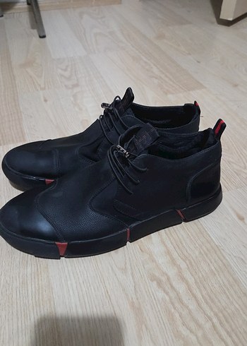 Siyah Erkek Günlük Bağcıklı Spor Ayakkabı - Görsel 3