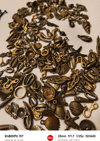 Karışık Lot Geneli Kolye Uçları Bileklikte Yapılabilir - Görsel 3