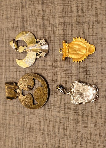 4 Adet Kaliteli Kolye Ucu - Görsel 2