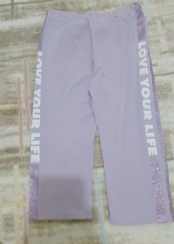 Kız Çocuk Lila Esnek Tayt - Görsel 2