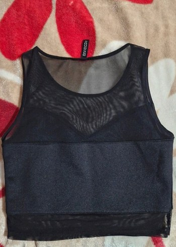 Siyah Crop - Görsel 2