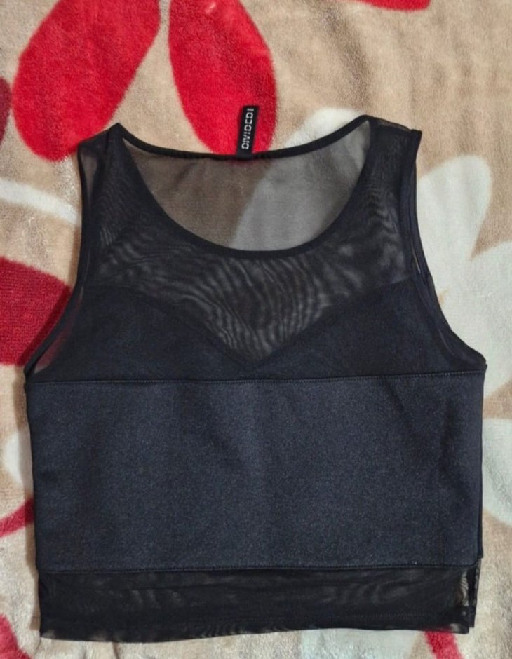 Siyah Crop - Görsel 2