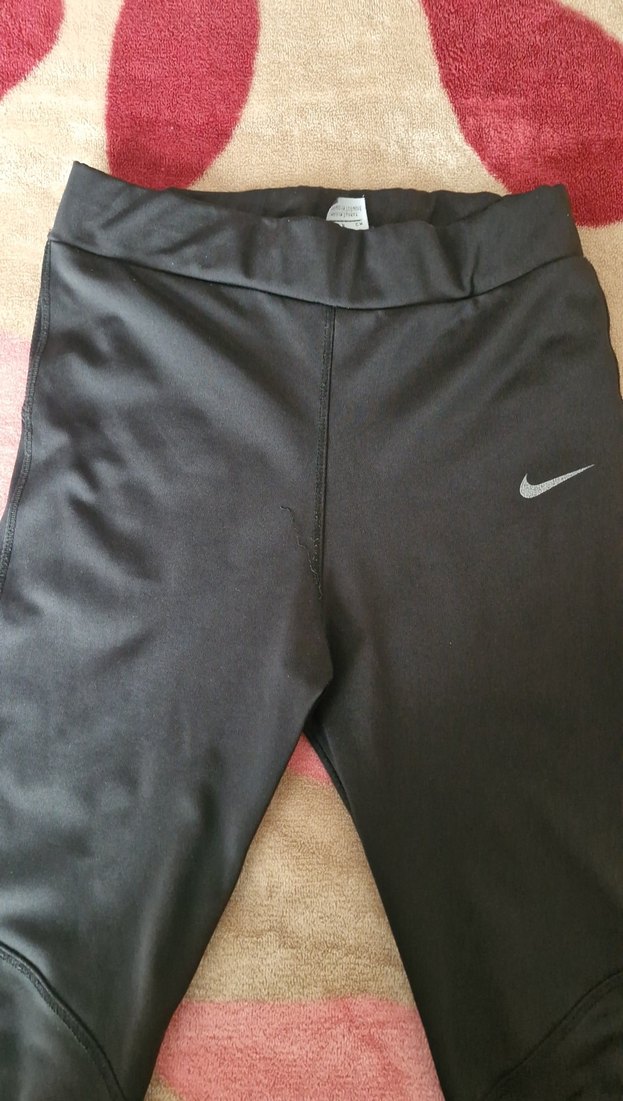 Nike Siyah Kadın Spor Tayt Fermuarlı - Görsel 3