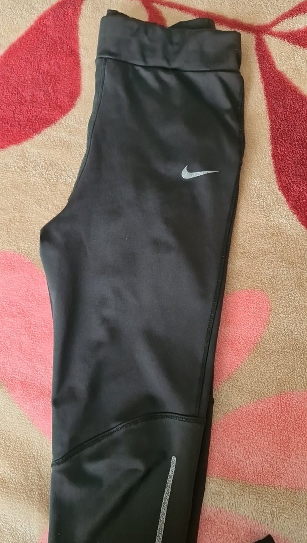 Nike Siyah Kadın Spor Tayt Fermuarlı - Görsel 2