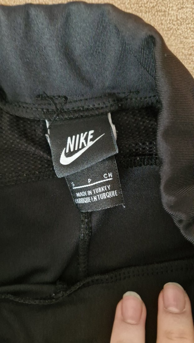 Nike Siyah Kadın Spor Tayt Fermuarlı - Görsel 4