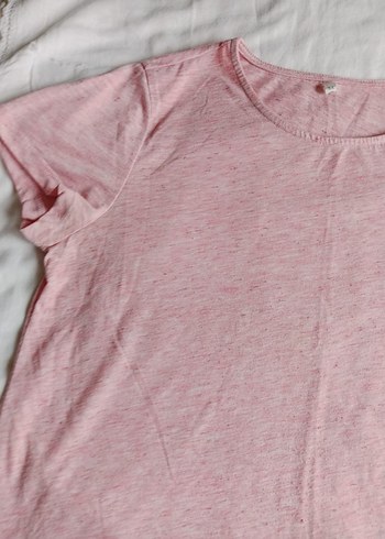 Pembe Kısa Kollu Tişört - Görsel 2