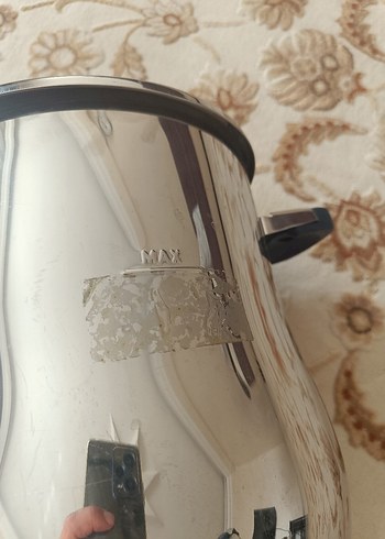 Inter Marka Kilitli Kapaklı Gri Düdüklü Tencere - Görsel 7