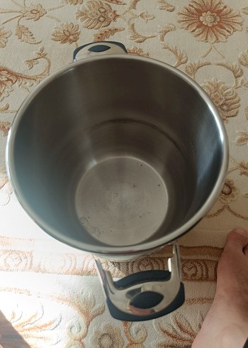 Inter Marka Kilitli Kapaklı Gri Düdüklü Tencere - Görsel 5