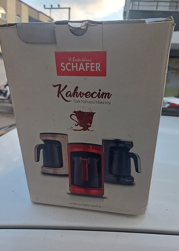 Kırmızı Schäfer Kahve Makinesi - Görsel 3