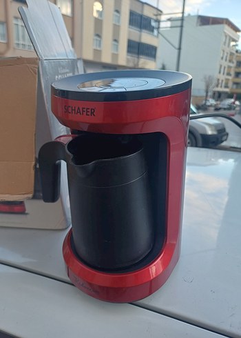 Kırmızı Schäfer Kahve Makinesi - Görsel 7