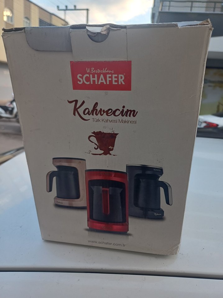 Kırmızı Schäfer Kahve Makinesi - Görsel 3