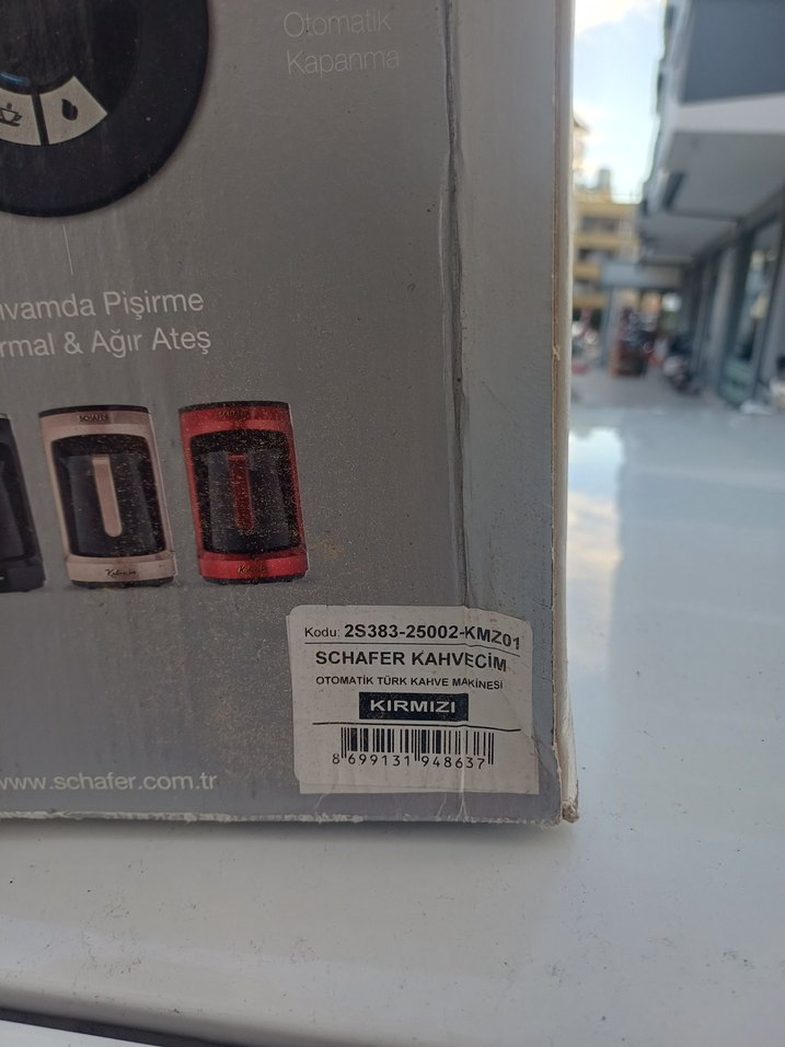 Kırmızı Schäfer Kahve Makinesi - Görsel 4