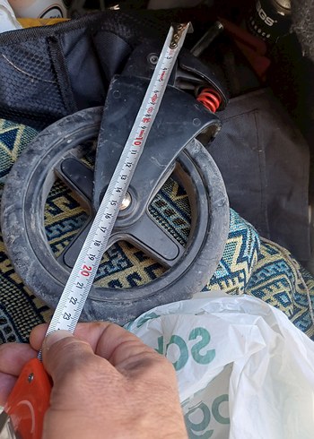 Siyah Gri Jolie Marka Bebek arabası tekeri - Görsel 7