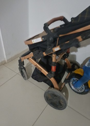 Siyah Gri Jolie Marka Bebek arabası tekeri - Görsel 5