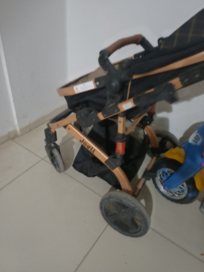 Siyah Gri Jolie Marka Bebek arabası tekeri - Görsel 5