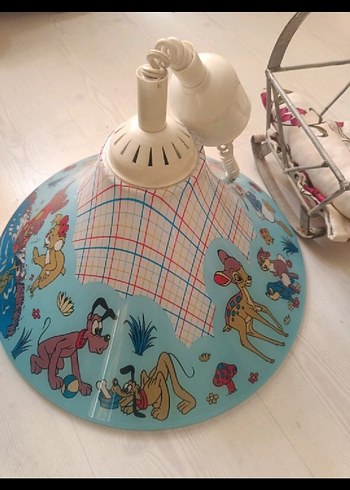 Mavi Çocuk Odası Tavan Lambası - Görsel 2