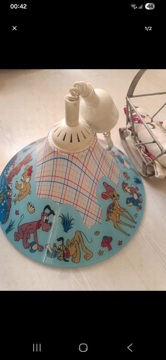 Mavi Çocuk Odası Tavan Lambası - Görsel 2