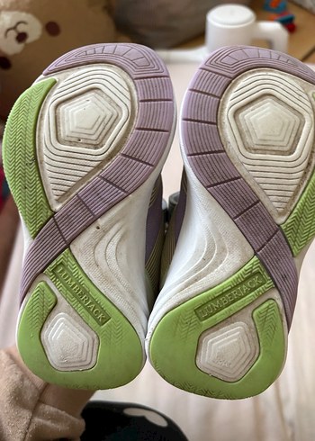 Kız Çocuk Mor Bağcıksız Spor Ayakkabı - Görsel 6