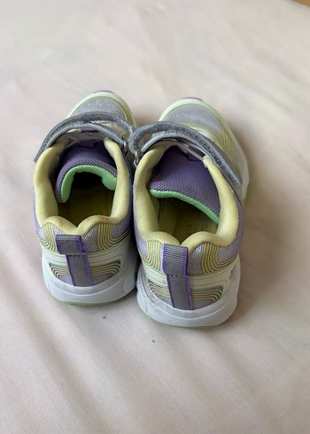 Kız Çocuk Mor Bağcıksız Spor Ayakkabı - Görsel 3