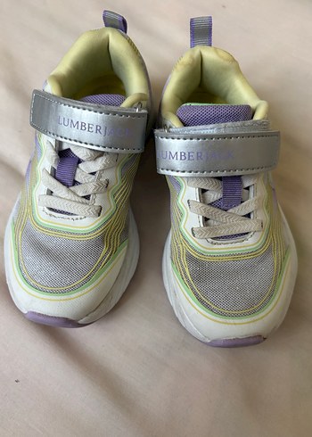 Kız Çocuk Mor Bağcıksız Spor Ayakkabı - Görsel 5