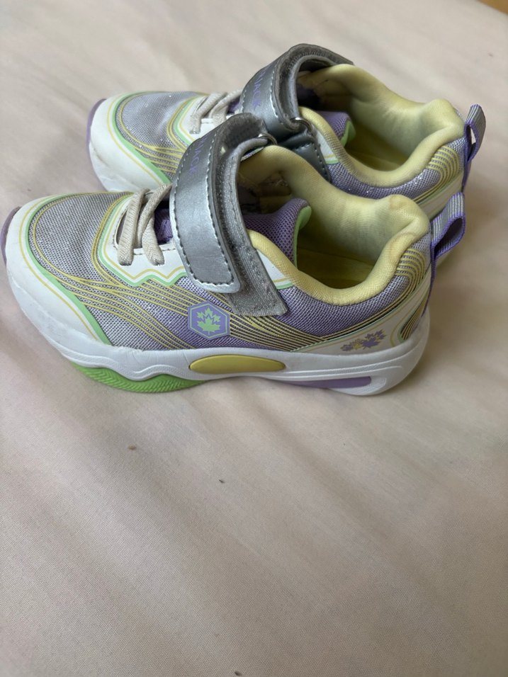 Kız Çocuk Mor Bağcıksız Spor Ayakkabı - Görsel 4