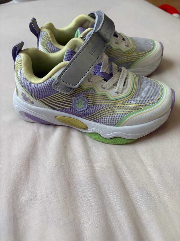 Kız Çocuk Mor Bağcıksız Spor Ayakkabı - Görsel 2