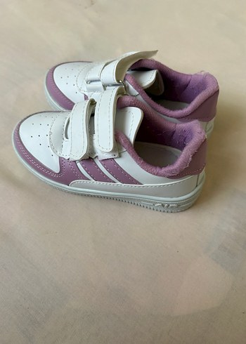 Kız Çocuk Mor Cırt Cırtlı Spor Ayakkabı - Görsel 2